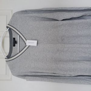 NWT mens xl Banana Republic gray sweater